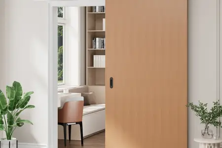 أبواب خشبية منزلقة